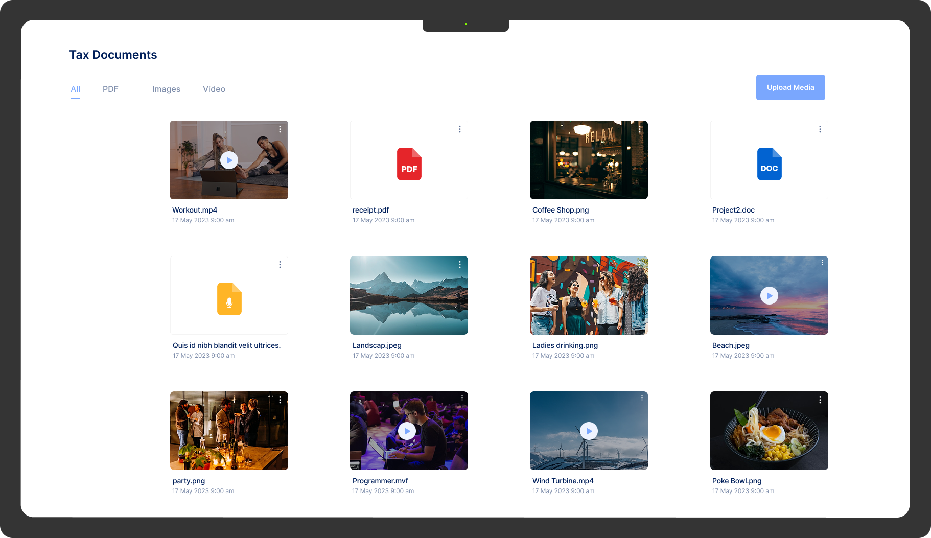 Media Group Dashboard